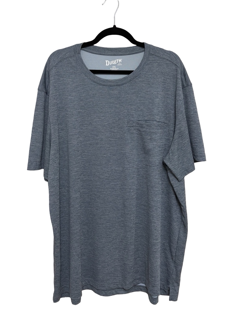 Duluth Trading Co Men's Armachillo Cooling Standard Fit Pocket Crew T-Shirt 2XL